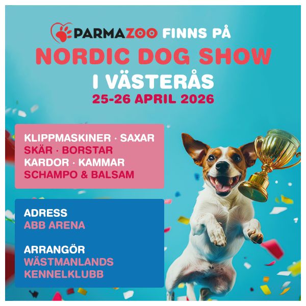 ParmaZoo p� Nordic Dog Show i V�ster�s 2026