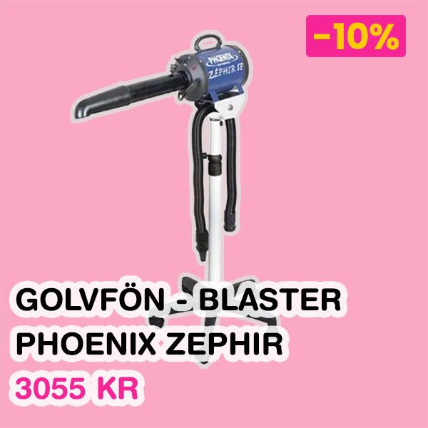 Phoenix Zephir Golvf�n/blaster med st�llning