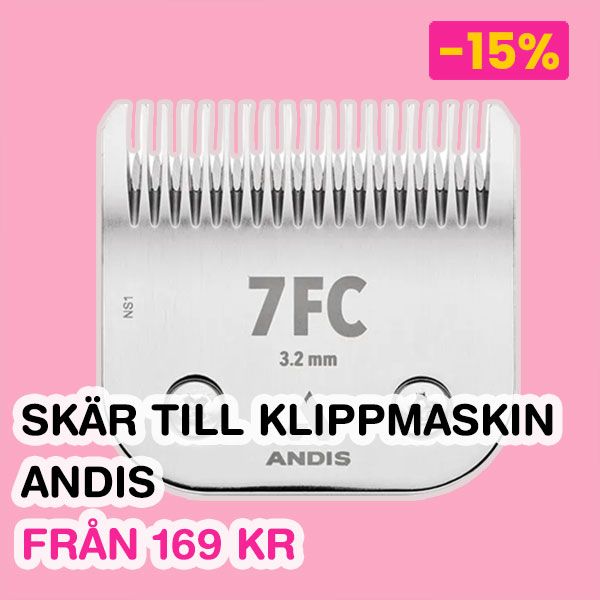 Andis sk�r till klippmaskin och hundtrimmer