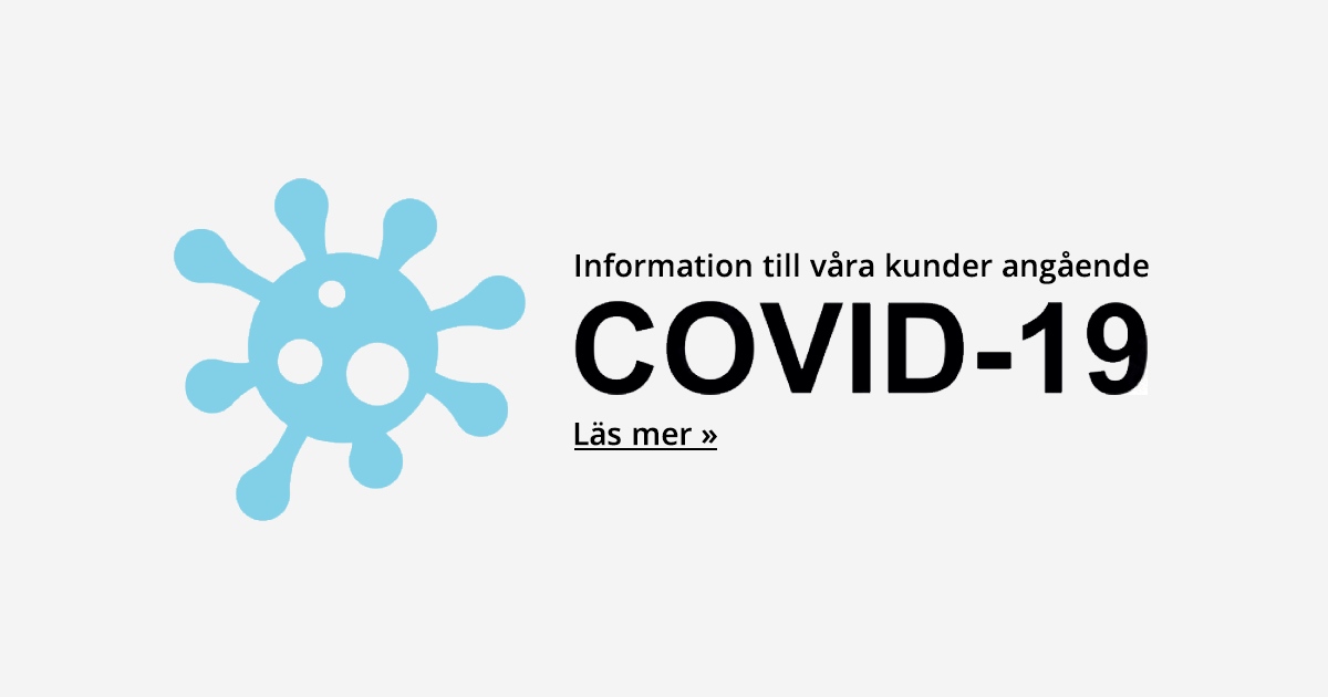 Information till vra kunder angende Covid-19