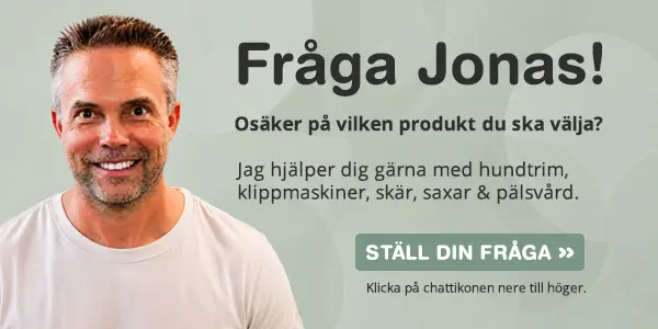 Fr�ga Jonas om hundtrim, klippmaskiner, sk�r, saxar och p�lsv�rd