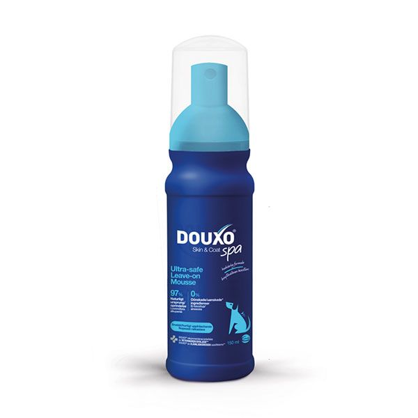 DOUXO SPA Quick Refresh Leave-on Mousse 150 ml - p�lsreng�ring f�r hund utan vatten