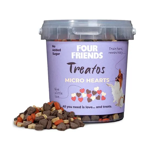 FourFriends Treatos Micro Hearts 500 gram
