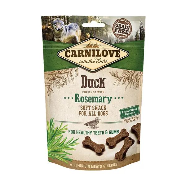 CL Dog Semi Moist Snack Duck w Rosema 200 g