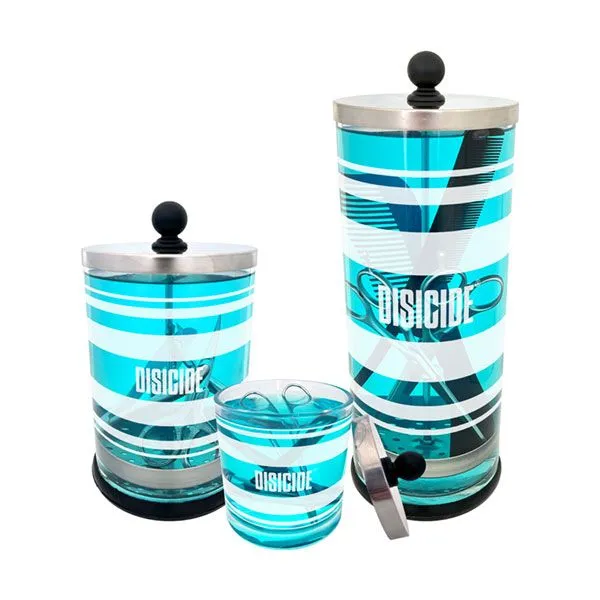 Disicide glasbehllare fr desinfektion