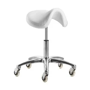 Stol - Sadel modell vit