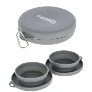 Hopf�llbar mat och vattensk�l